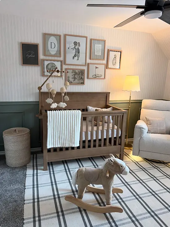 Golf Nursery Gallery Wall