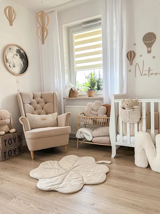 Hot Air Balloon Clover Play Mat