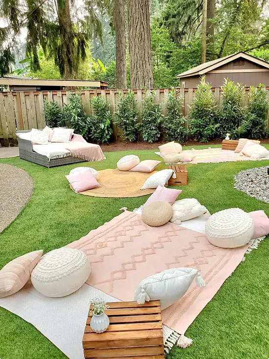 Boho Lawn Floor Seating