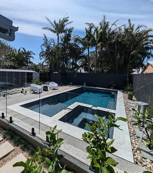 Modern Glass Pool Fence