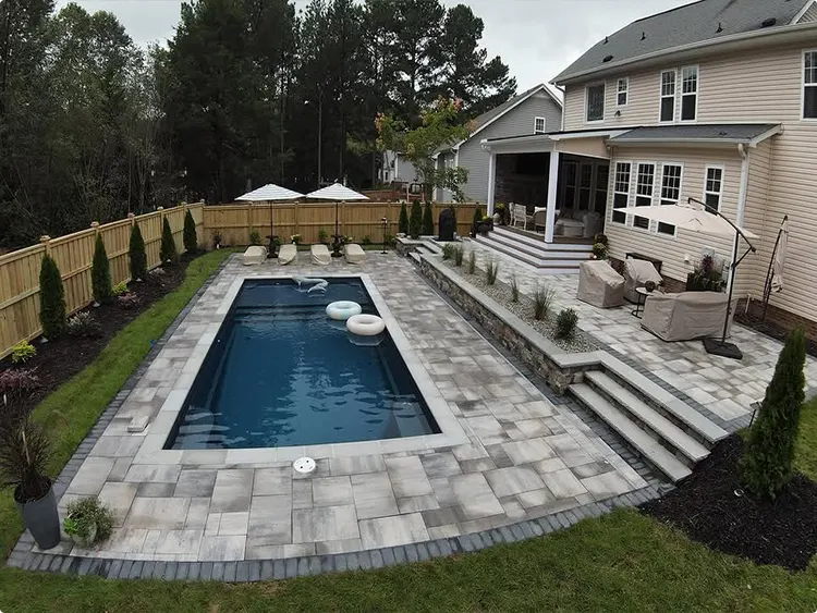 Pool With Paver Patio