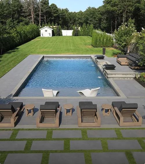 Rectangular Pool in a Minimalist Style
