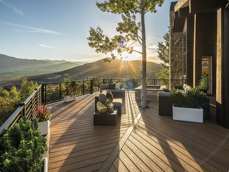 Mountain Cable Railing Deck