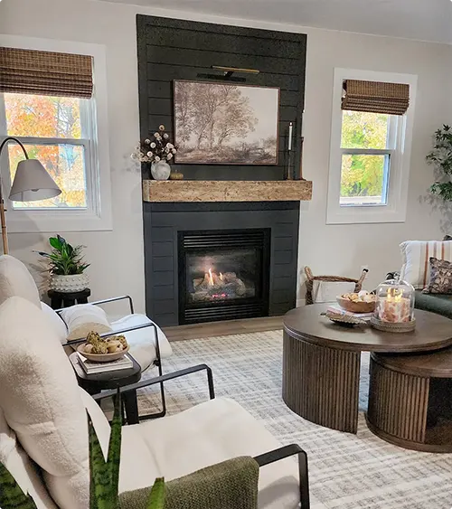 Black Fireplace Ideas