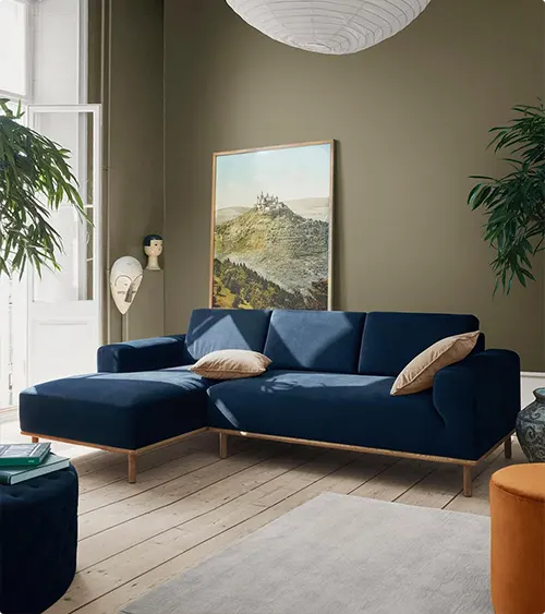 Earthy Scandinavian Room