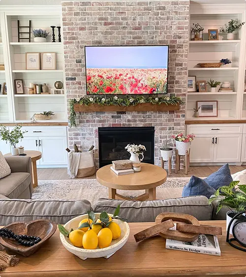 Brick Fireplace Ideas