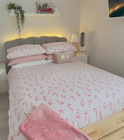 Candy Cane Dream Bedroom