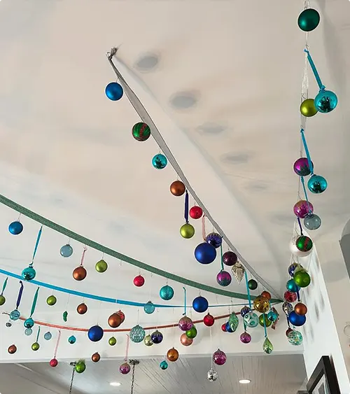 Rainbow Ribbon Display