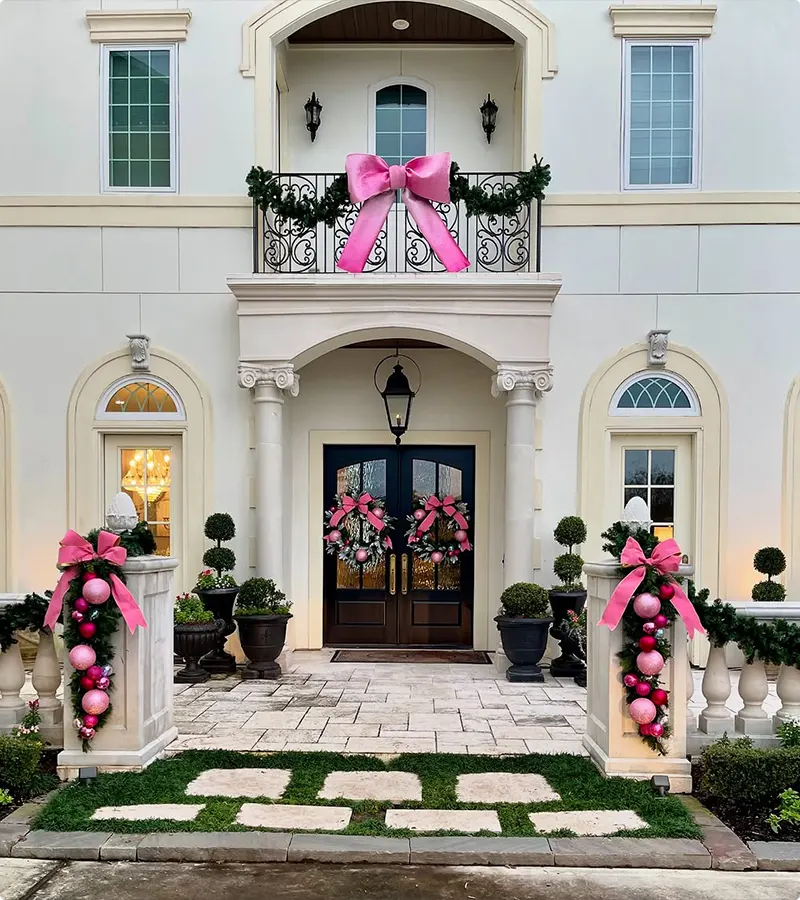 Bold Modern Pink Christmas