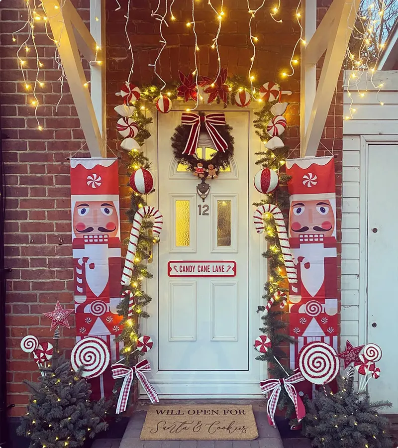Candy Cane Lane at the North Pole