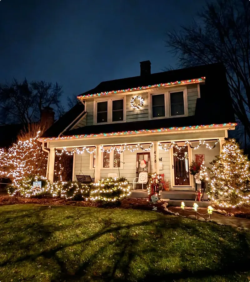 Christmas Porch Exterior