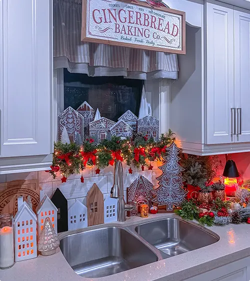 Kitchen Counter Gingerbread Alley