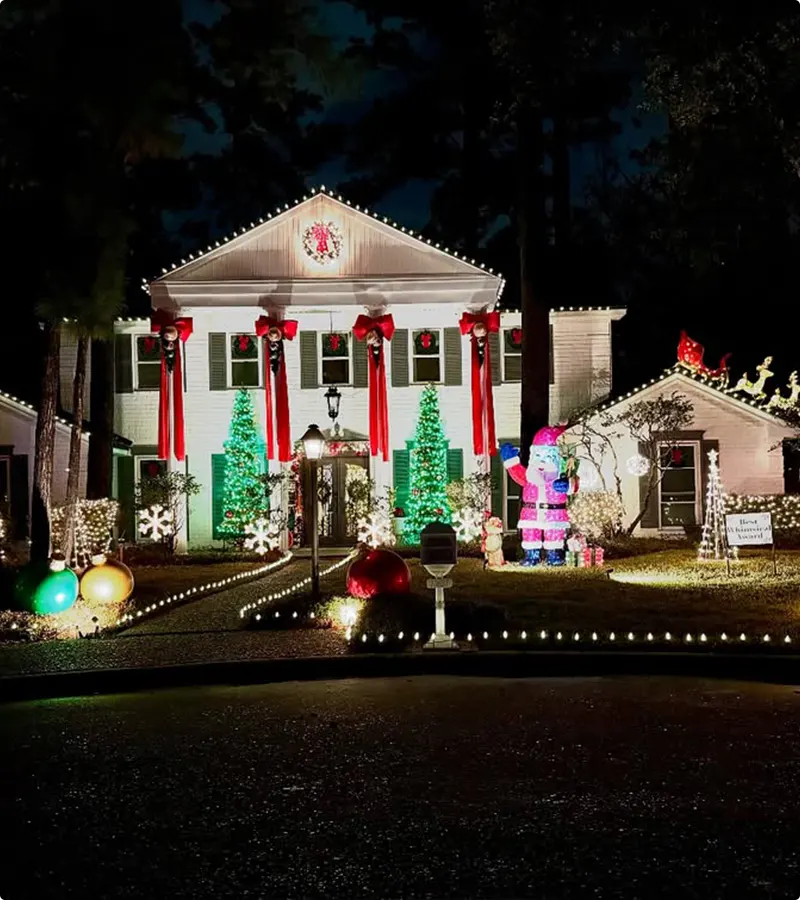 Maximalist Christmas Exterior