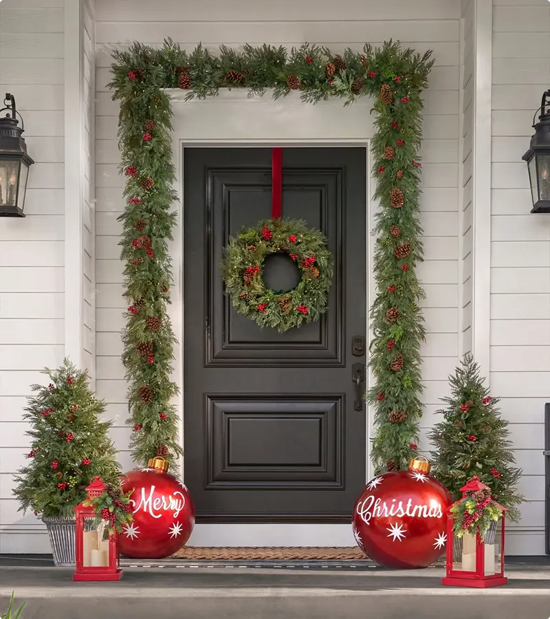 Oversized Ornament Holiday Style