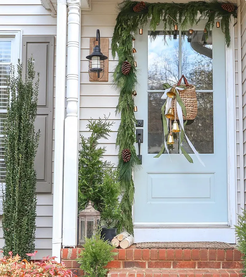Rustic Tonal Green Porch