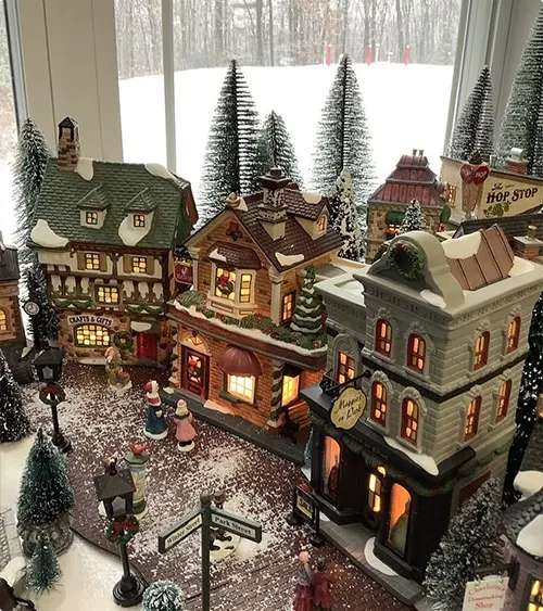 Window Village Display