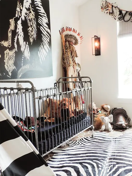 Black and White Native Inspired Nursery