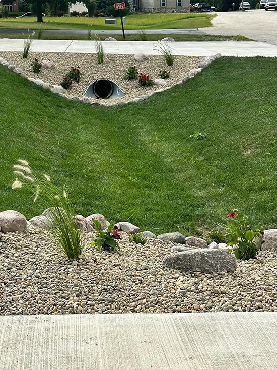 Boulder and Gravel Culvert Edge