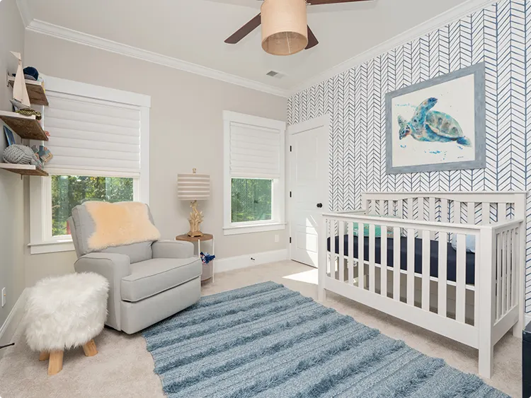 Calm Chevron Nursery by the Coast