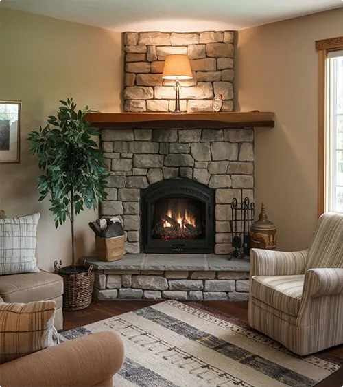 Fieldstone With an Arched Insert