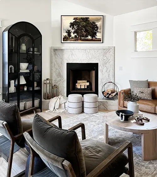 Corner Fireplace Ideas