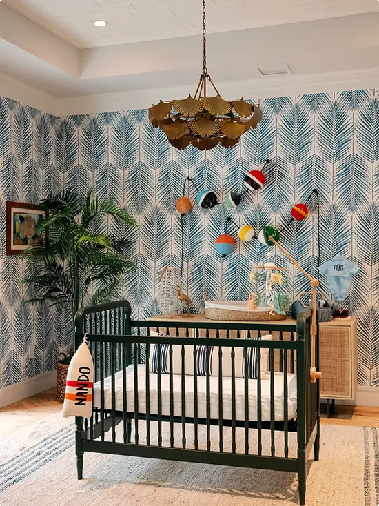 Playful Pattern Mix Coastal Nursery