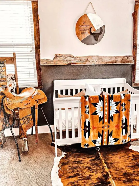 Rustic Ranch Crib Setup