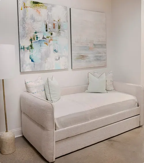 Artwork Above the Daybed