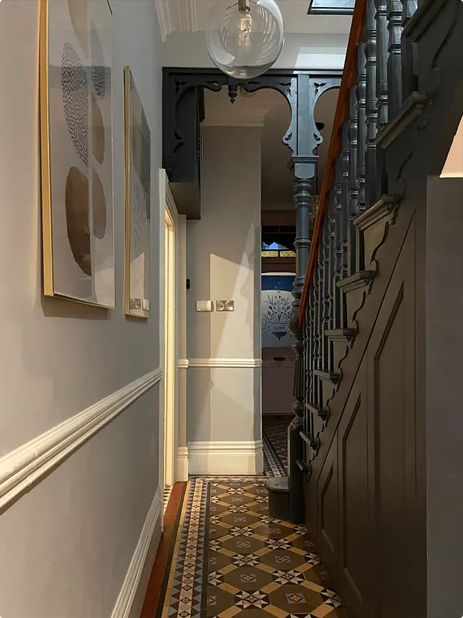 Classic Soft Gray Hallway