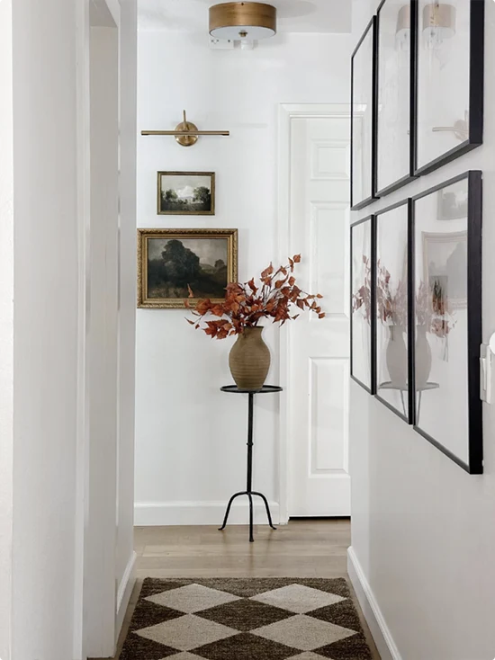 Autumn Vase at Hallway End