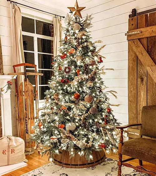 Barn Door Christmas Tree