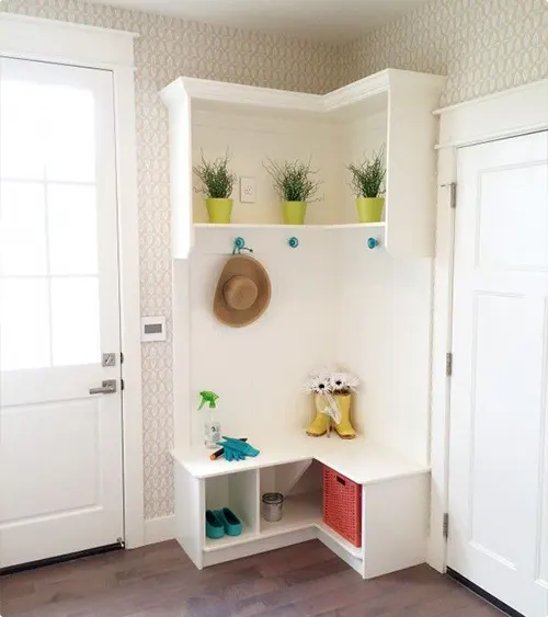 Built-In Storage for a Corner