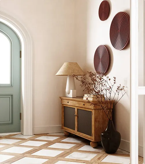 Terracotta Accents and Greenery