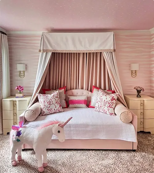 Whimsical Pink Carousel