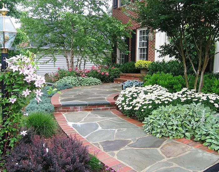 Blooms with Flagstone