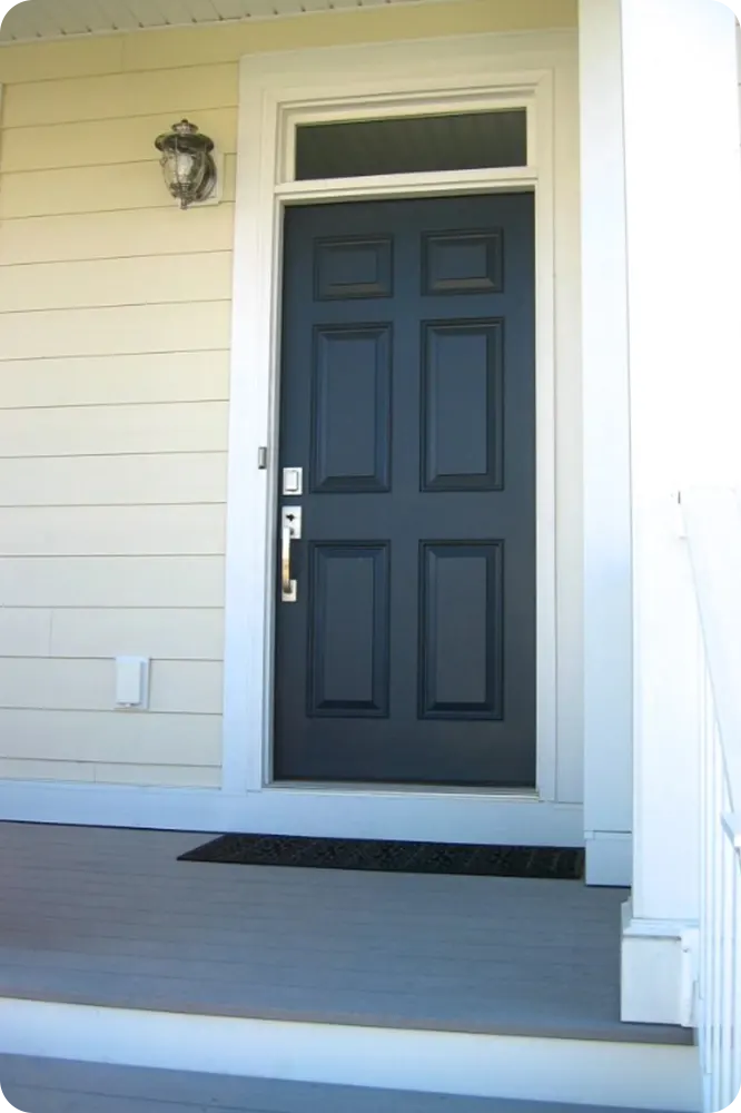 Charcoal Gray Front Door