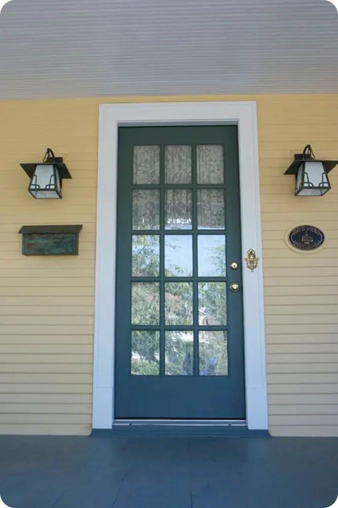 Dark Gray Front Door