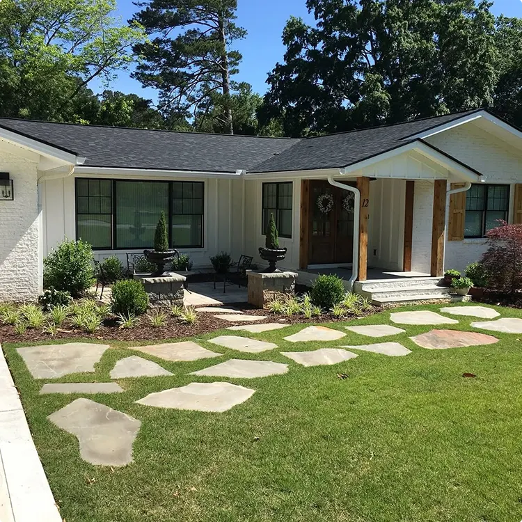 Scattered Flagstone Stepping-Stone Path