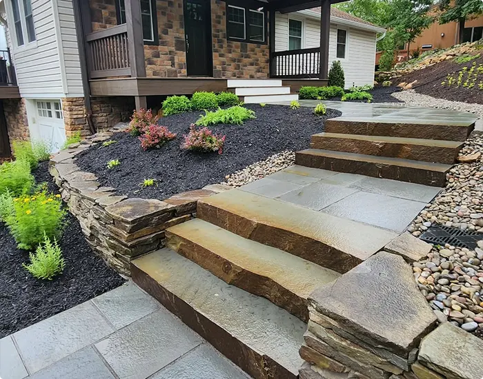 Stone Steps in Layers
