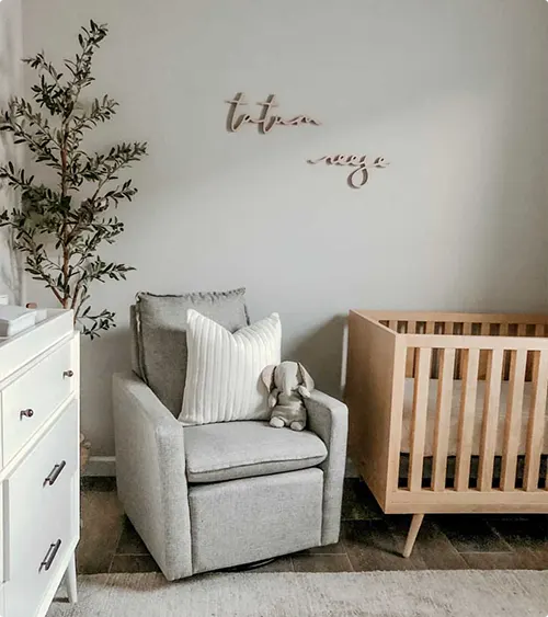 Minimal Earthy Tone Nursery