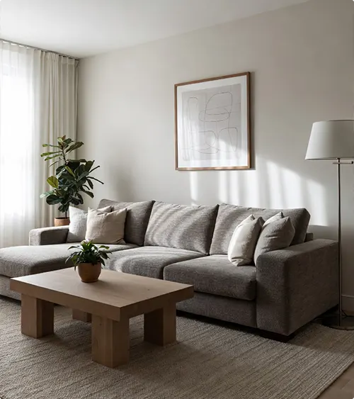 Natural Wood Minimalist Room Design