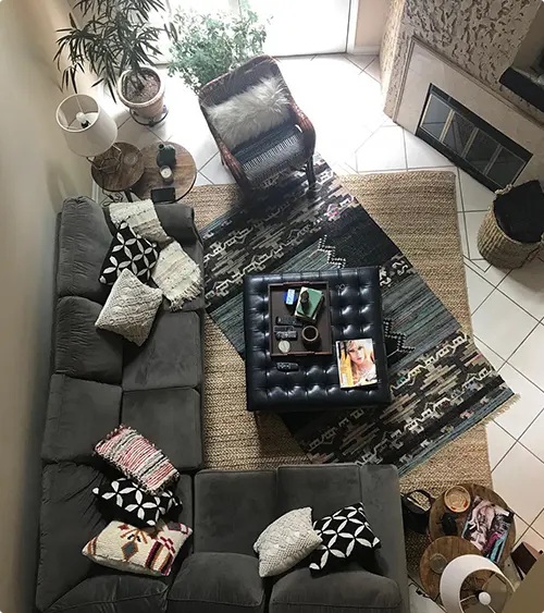 Overhead Sectional Seating