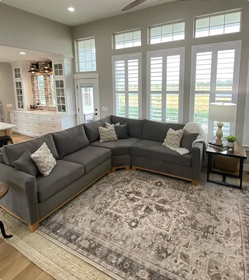 Room with Natural Light and White Shutters