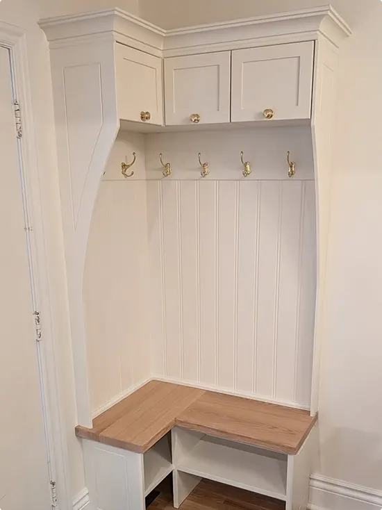 Custom-Like Corner Bench