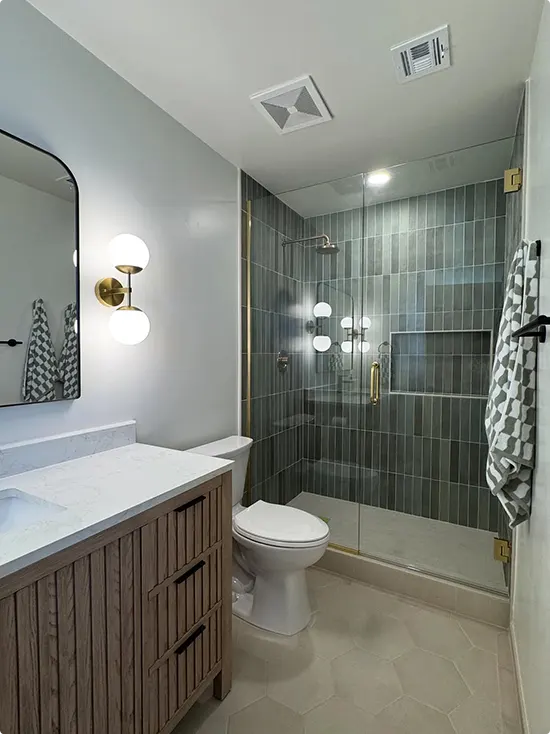Sage Green Shower Tile