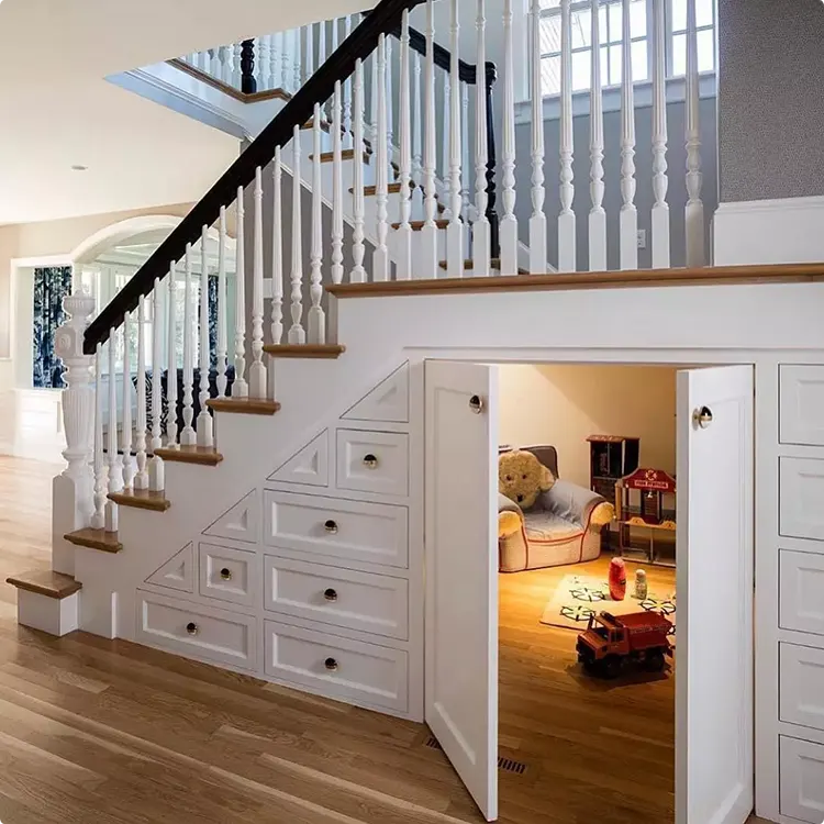 Playroom Behind the Stair Drawers