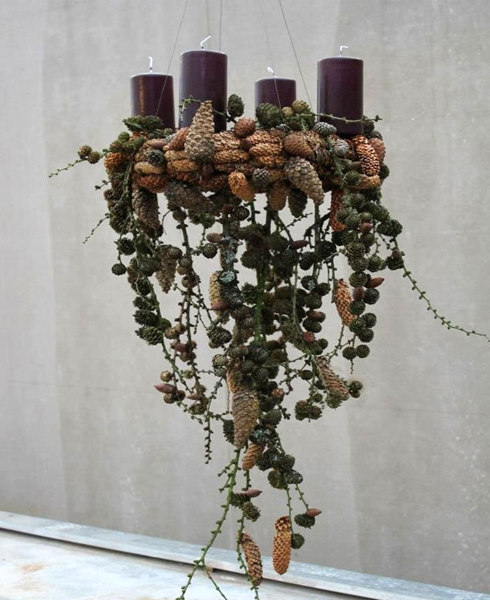 2019 christmas green wreath decorations 1