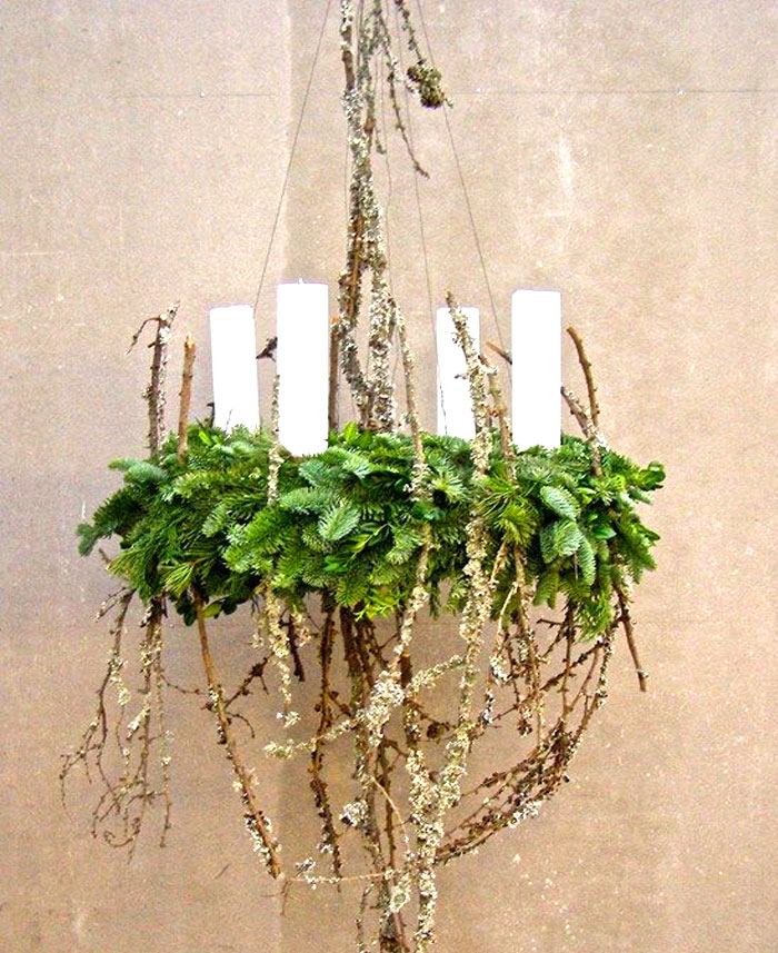 2019 christmas green wreath decorations 2