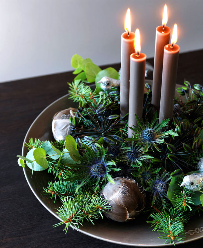 2019 christmas green wreath decorations 3