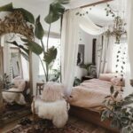 Aesthetic Bedroom Decor with Bed Canopy